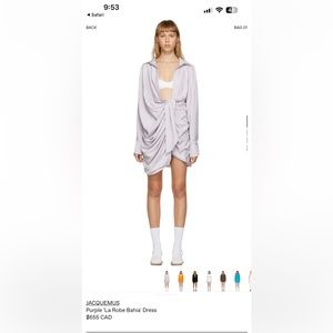 JACQUEMUS LA ROBE DRESS NWT